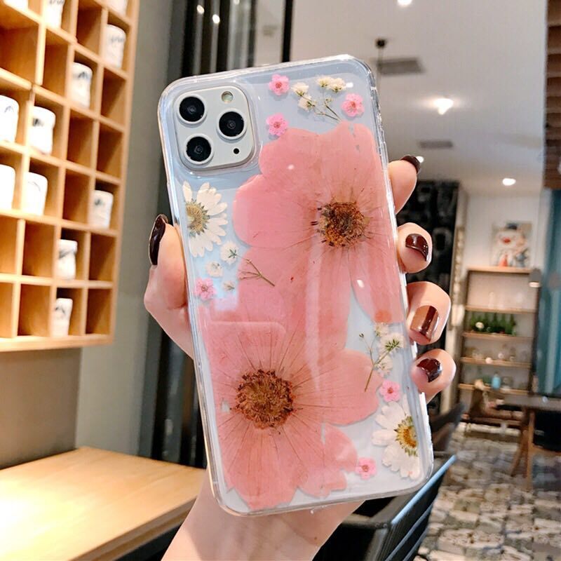 Clear phone case with floral printing image 8