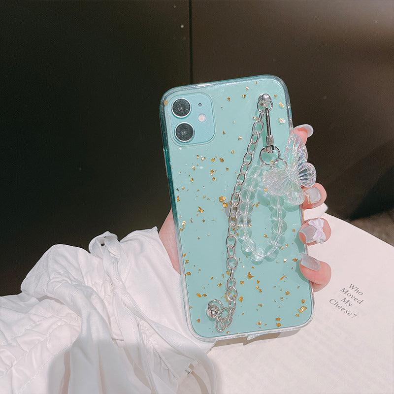 Fashionable butterfly iPhone case close-up