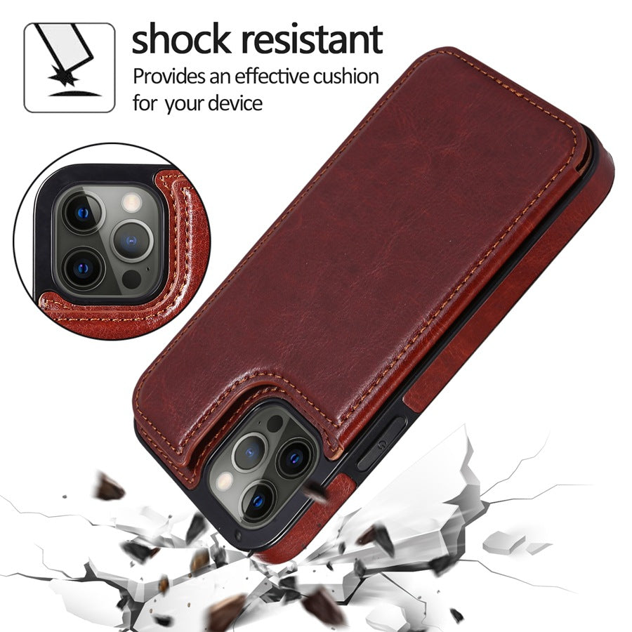 iPhone case with built-in stand functionality