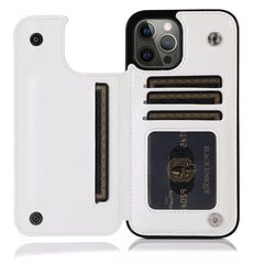 Premium TPU Wallet Case for iPhone 15 in black