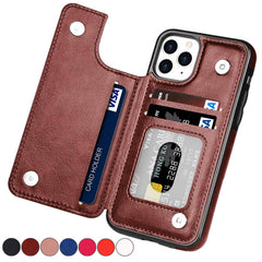 iPhone 14 Wallet Case with card holder feature
