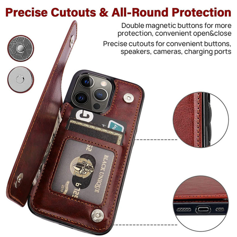 Red TPU Wallet Case for iPhone photography