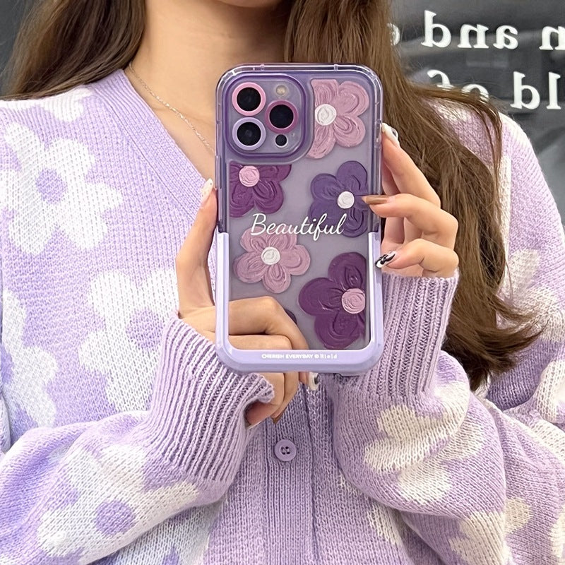 Colourful Floral Design iPhone Case