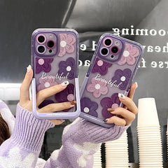 Artistic Floral Design on iPhone Case