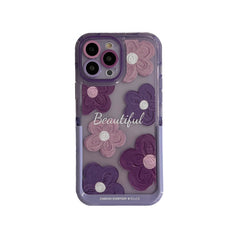 Artistic Floral iPhone Case Back Design