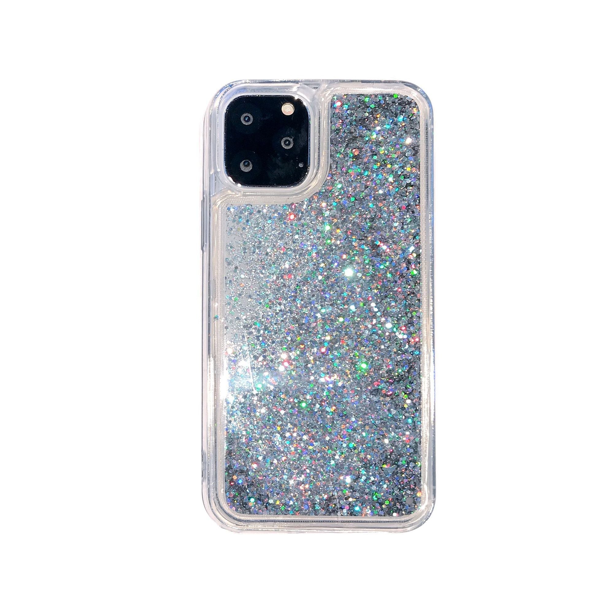 Flat lay of phone case with accessories