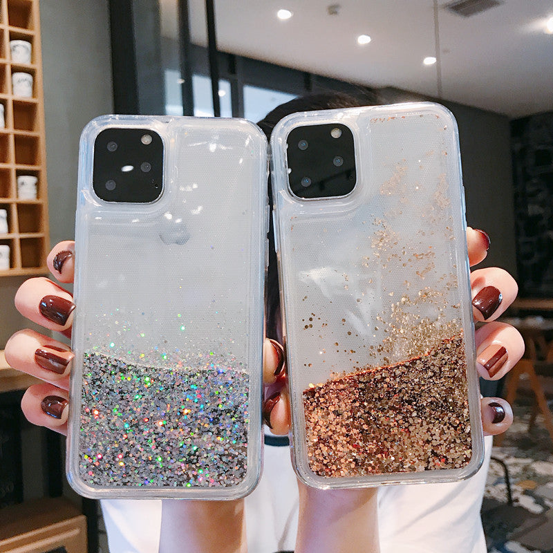 Angled view of shockproof phone case on table