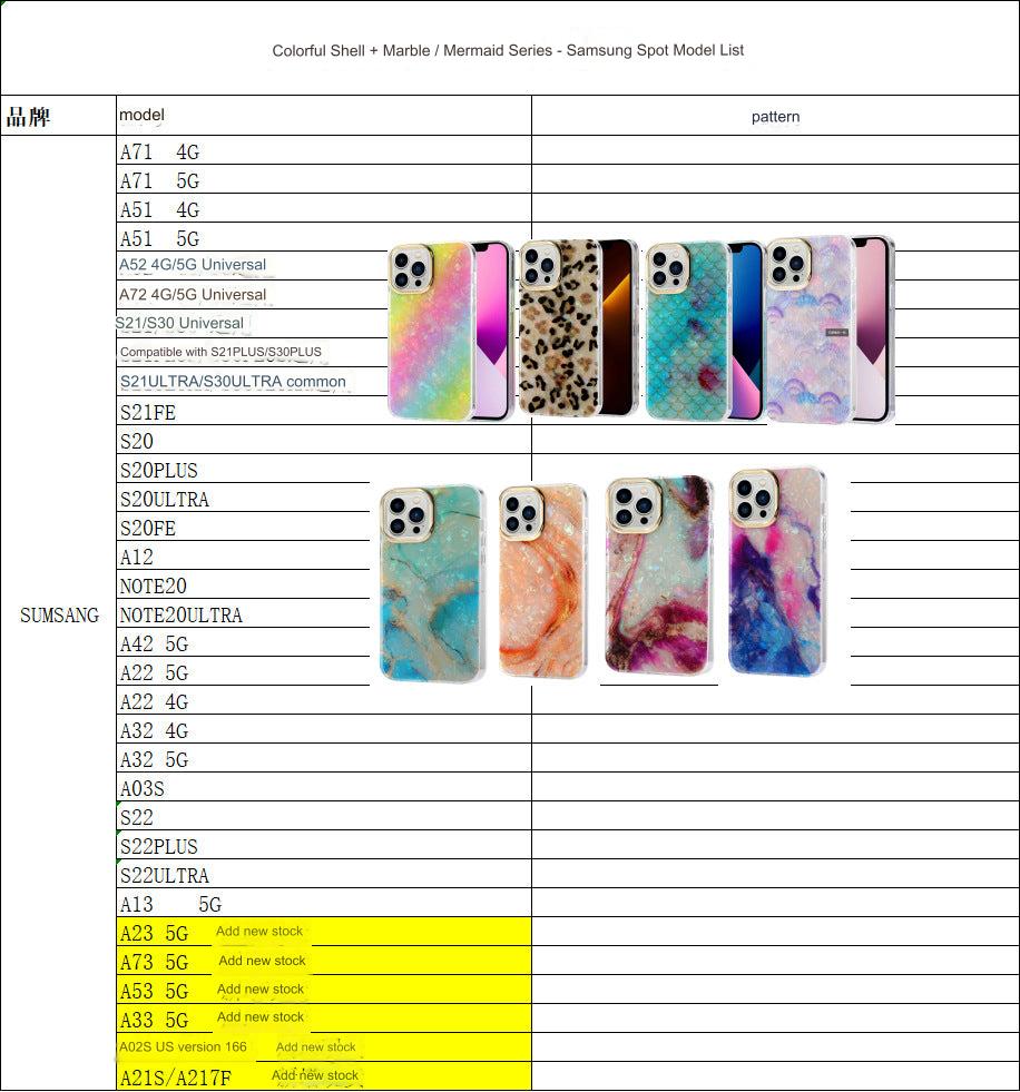 Marble Pattern Phone Case with elegant design