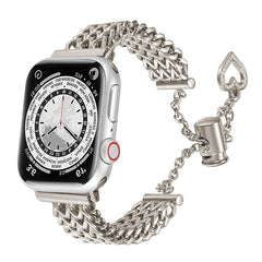 Stylish stainless steel heart woven chain bracelet image 9