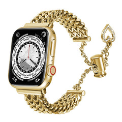 Stylish stainless steel heart woven chain bracelet image 6