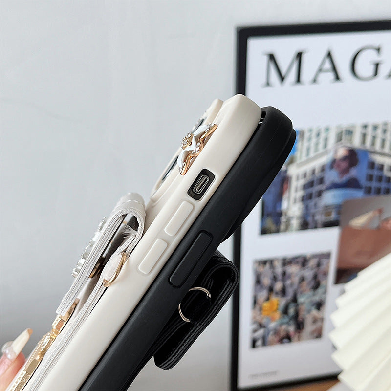 Transparent view of the phone case wallet design