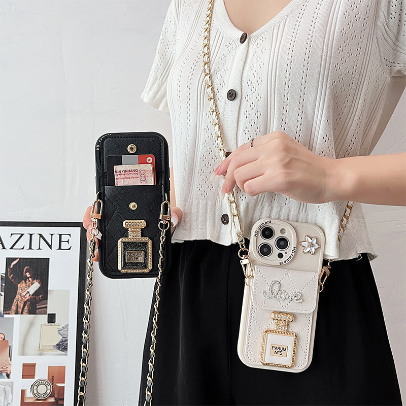 Functional card slots in phone case wallet