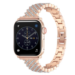 All available colors of diamond-studded Apple Watch band