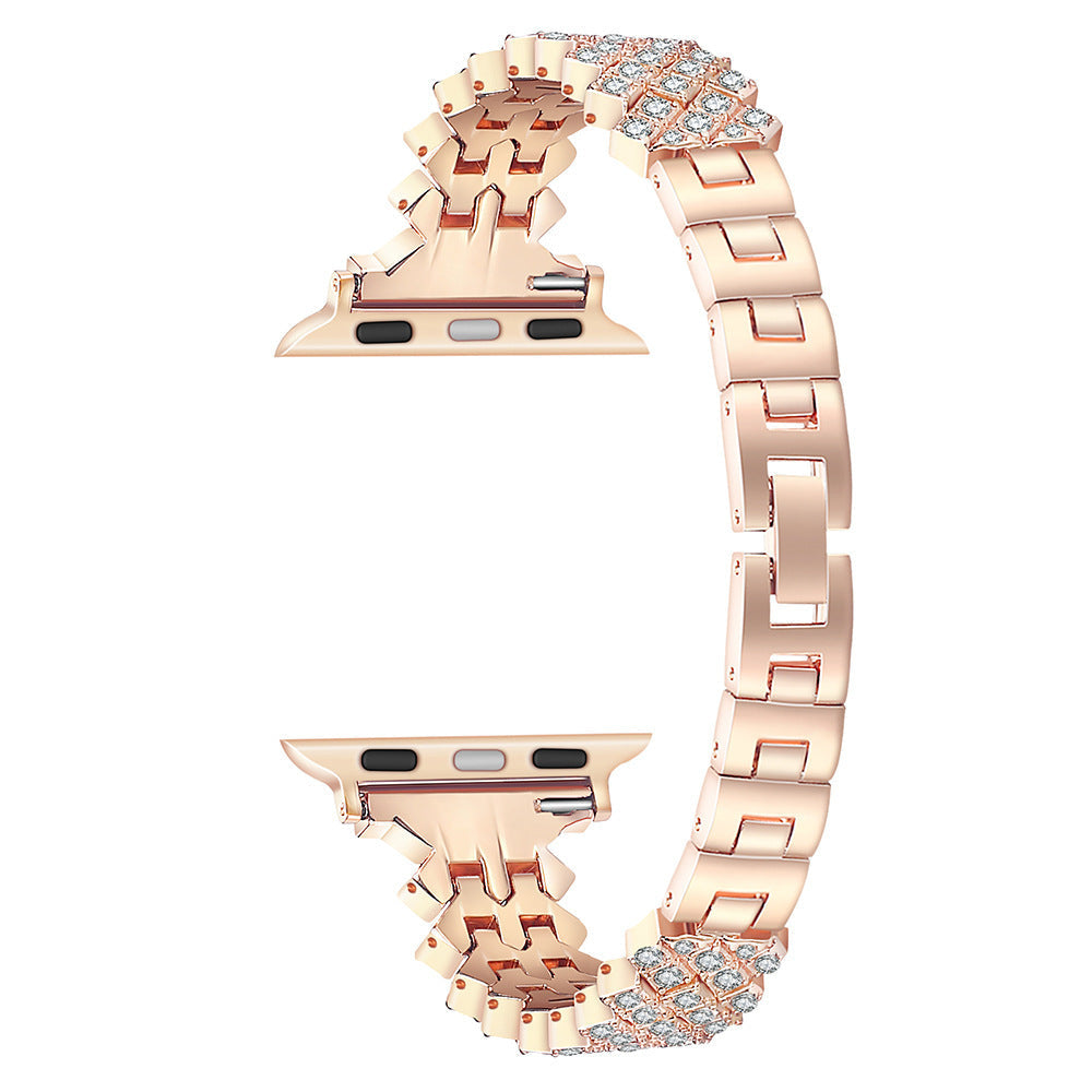Technical specifications of diamond-studded watch band