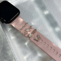 Elegant Apple Watch strap with butterfly