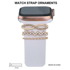 Elegant silicone watch strap in blue