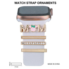 Versatile silicone strap in pink for Apple Watch