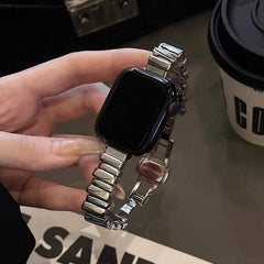 Stylish Irregular Metal Square Apple Watch Band Image 3