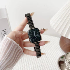 Stylish Irregular Metal Square Apple Watch Band Image 9