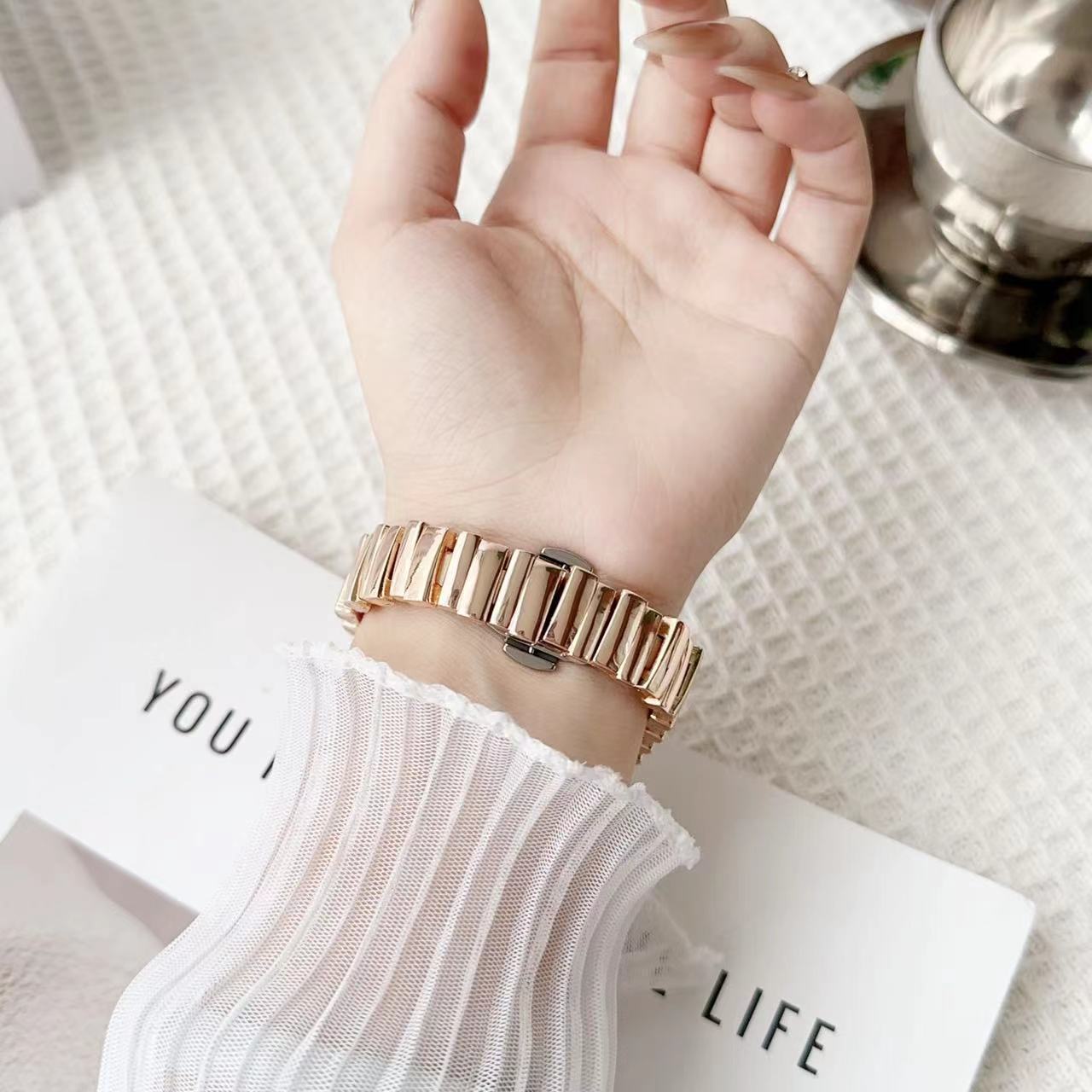 Stylish Irregular Metal Square Apple Watch Band Image 2