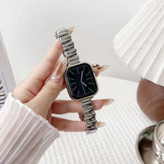 Stylish Irregular Metal Square Apple Watch Band Image 4