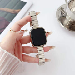 Stylish Irregular Metal Square Apple Watch Band Image 5