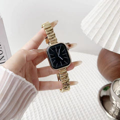 Stylish Irregular Metal Square Apple Watch Band Image 6