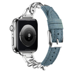 Stylish leather chain link band image 1