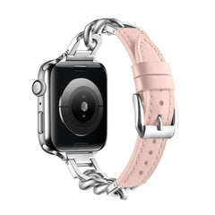 Stylish leather chain link band image 1