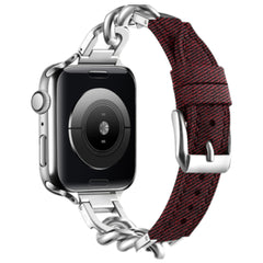 Premium denim style band on wrist image 4