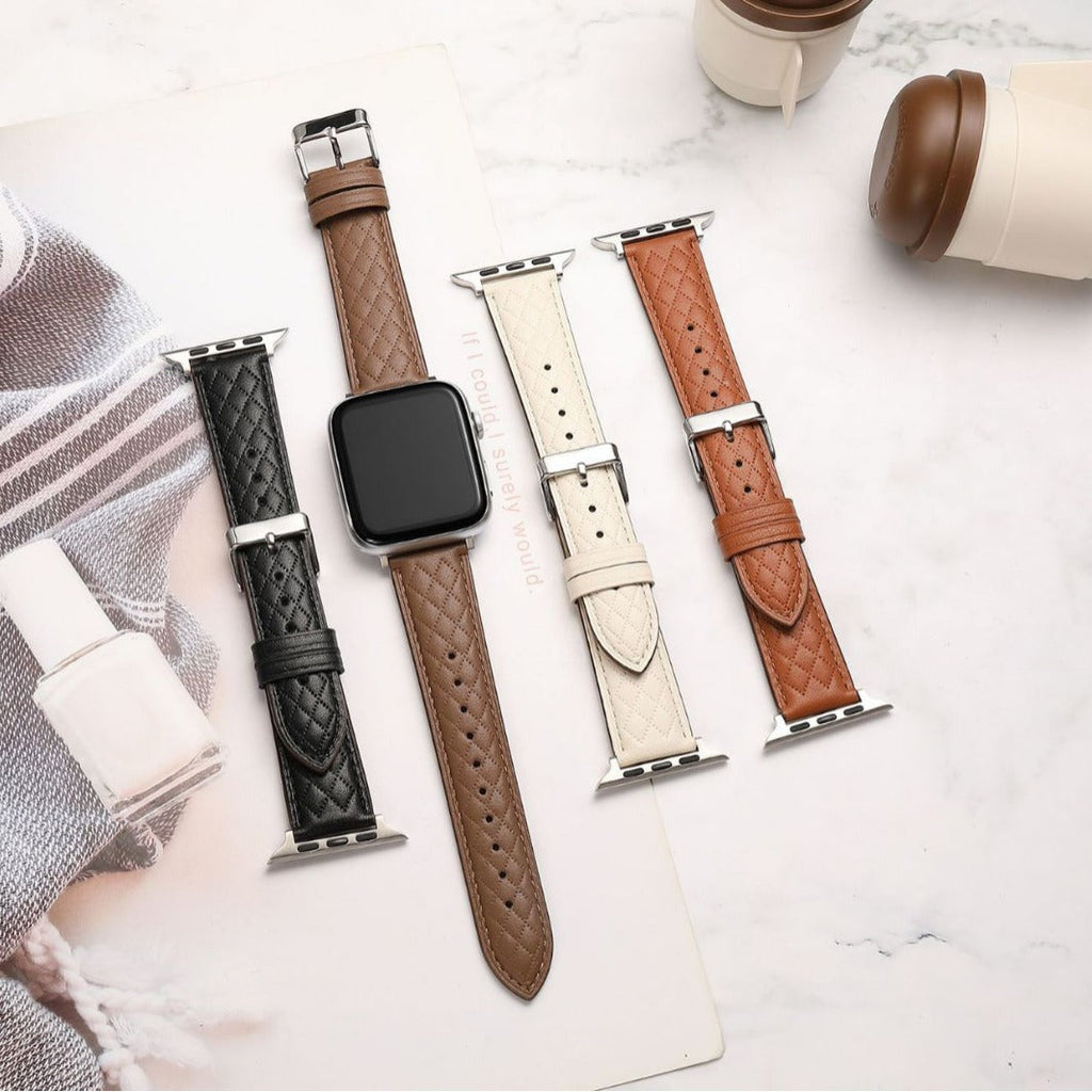 Quality and detailing of the Premium Double-Sided Apple Watch Band