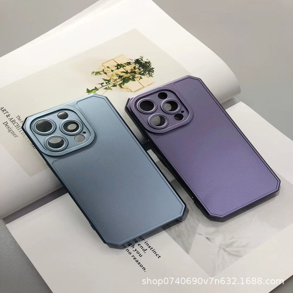 Durable TPU case in purple for mobile devices