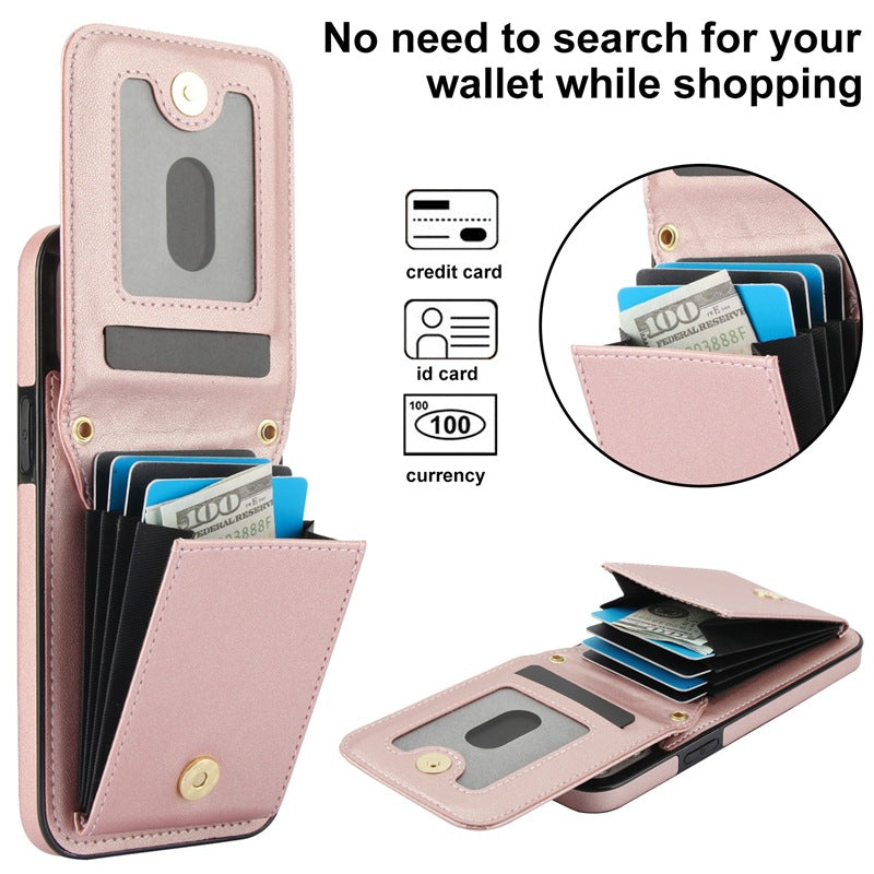 PU leather phone case with card holder
