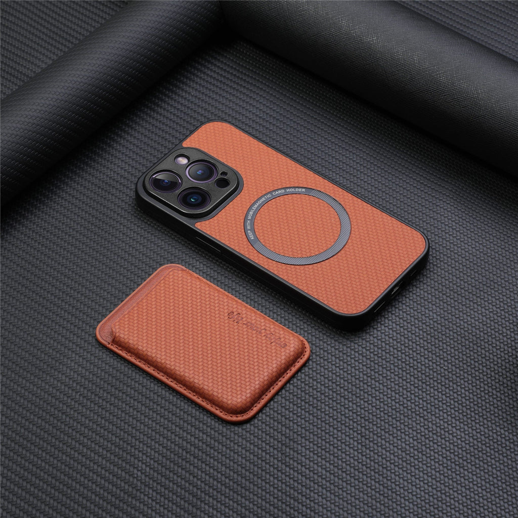 MagSafe-Compatible iPhone Card Holder Case black colour