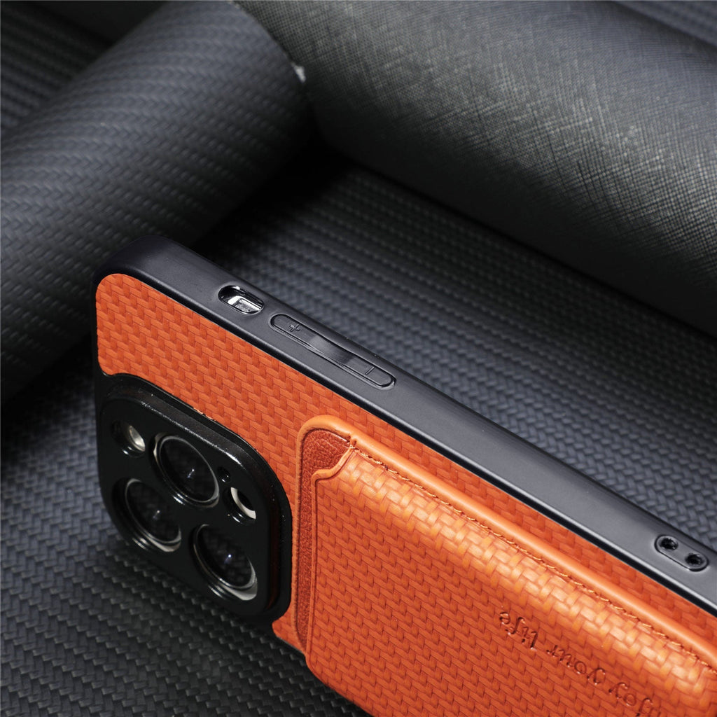 MagSafe-Compatible card holder case aesthetic view