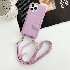 Detachable lanyard with blue iPhone case