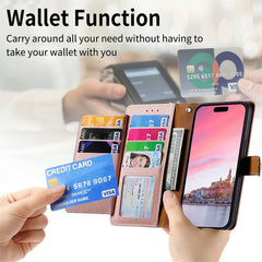 black PU leather phone case for iPhone