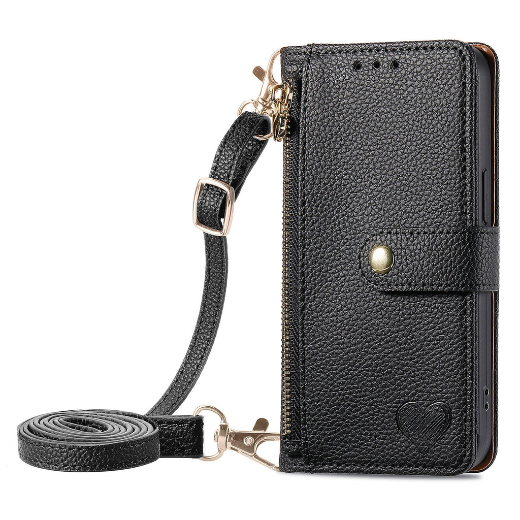 iPhone case with heart design close-up