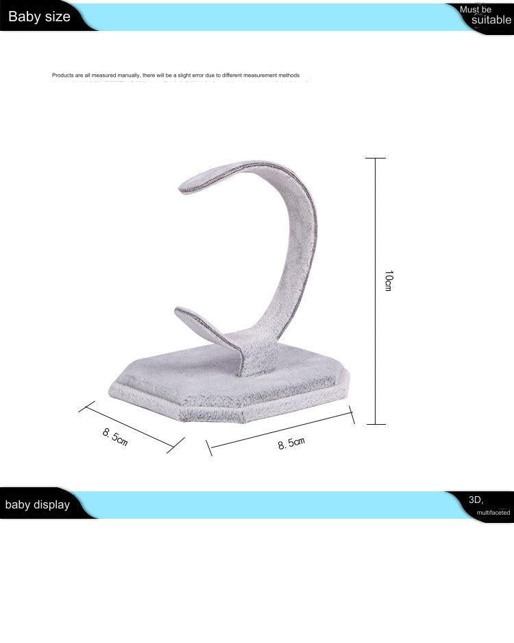 High-quality velvet covered watch holder