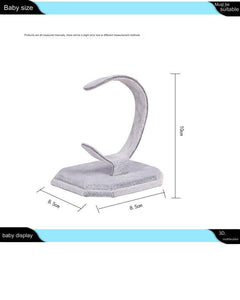 High-quality velvet covered watch holder