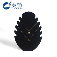 Velvet bracelet display stand with elegant design