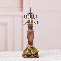 Elegant display rack for earrings and necklaces