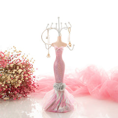 Elegant jewellery space with decorative stand