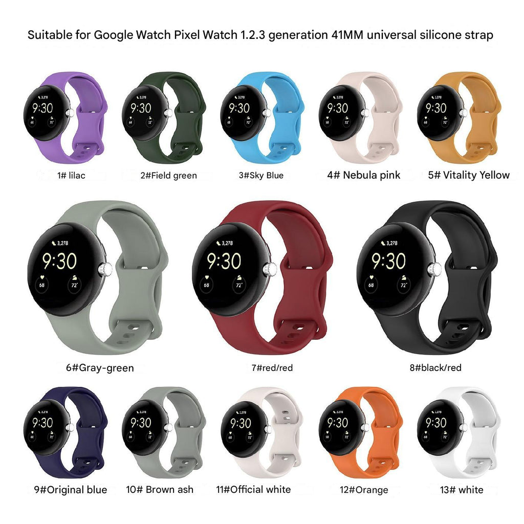 Universal Silicone Watch Strap for Pixel Watch3 - Image 8