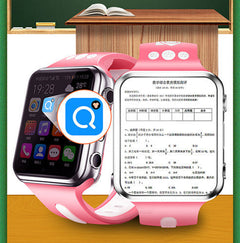 Smartwatch for youth in pink and silver colour