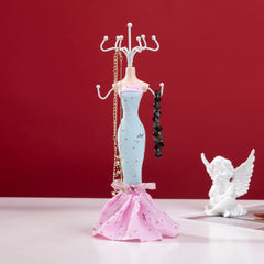 Elegant Princess-Style Jewelry Display Stand with earrings