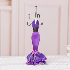 High-quality resin jewelry holder from side view