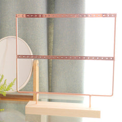 Stylish Earring Display Rack in Electroplated Gold - Image 3