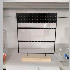 Stylish Earring Display Rack in Electroplated Gold - Image 3