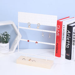 Compact Multi-Tier Earring Stand for Home - Image 5